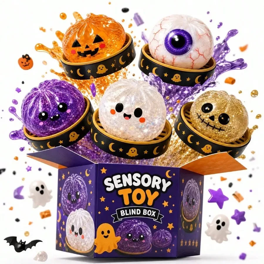 Halloween Glitter Squishy Sensory Toy