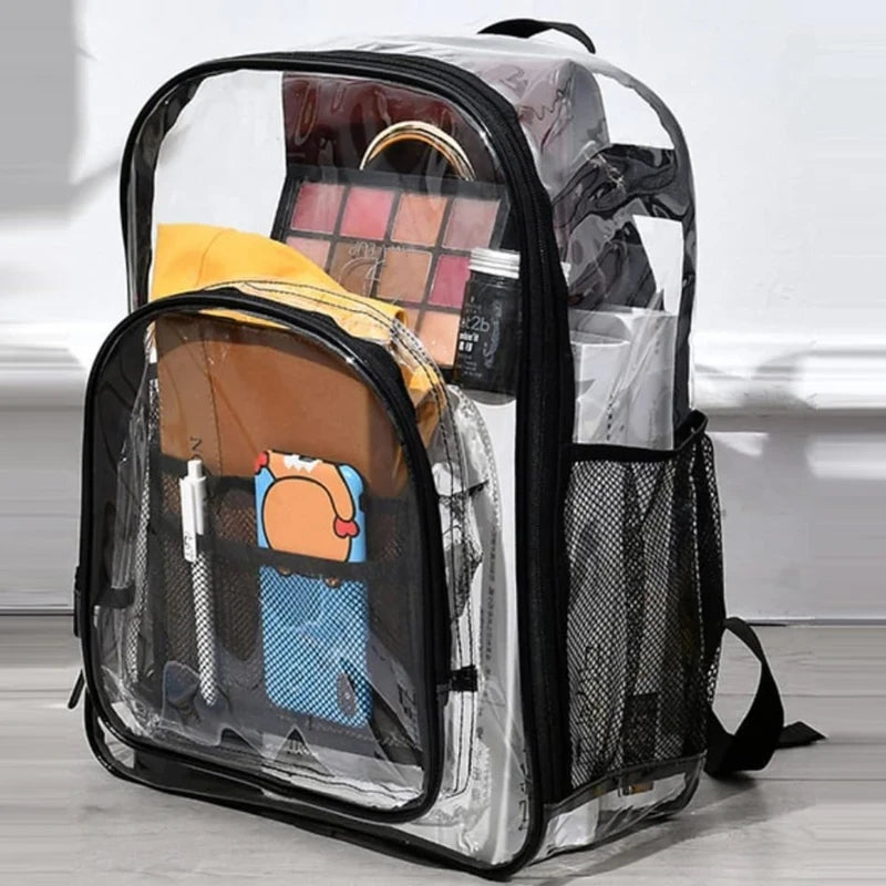 Transparent Waterproof School Backpack